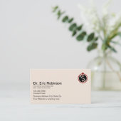 Acupunctuur Dokter Chinees Geneeskunde Visitekaartje (Staand voorkant)