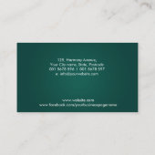 Acupunctuur en kruidengeneeskunde visitekaartje (Achterkant)