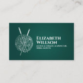 Acupunctuur en kruidengeneeskunde visitekaartje (Voorkant)