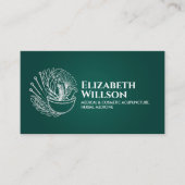 Acupunctuur en kruidengeneeskunde visitekaartje (Voorkant)