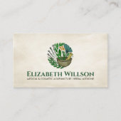 Acupunctuur en kruidengeneeskunde visitekaartje (Voorkant)