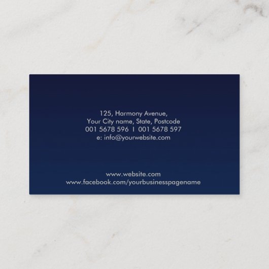 Acupunctuur Lotus - Moeder van Parelplein Visitekaartje (Achterkant)