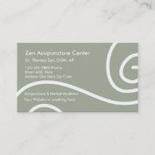 Acupunctuur Medische Visitekaartjes (Voorkant)