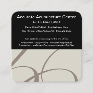 Acupunctuur Moderne Visitekaartjes