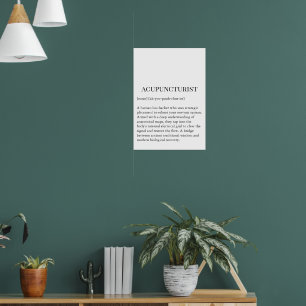 Acupunctuur Muurkaart Acupuncturist muurkaart Poster