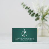 Acupunctuur Naald - Yin Yang  Visitekaartje (Staand voorkant)