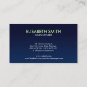 Acupunctuur Naalden, Kruiden en Bladeren Visitekaartje (Achterkant)