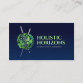 Acupunctuur Naalden, Kruiden en Bladeren Visitekaartje (Voorkant)