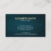 Acupunctuur Naalden Wervelkolom golf Visitekaartje (Achterkant)