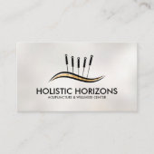 Acupunctuur Naalden Wervelkolom golf Visitekaartje (Voorkant)