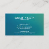 Acupunctuur Naaldlijn Kunst Visitekaartje (Achterkant)