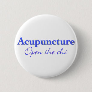 Acupunctuur - Open de chi Ronde Button 5,7 Cm