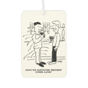 Acupunctuurbehandeling Cartoon Luchtverfrisser
