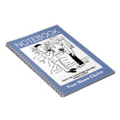 Acupunctuurbehandeling Cartoon Notitieboek (Rechterzijde)