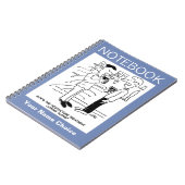 Acupunctuurbehandeling Cartoon Notitieboek (Linkerzijde)