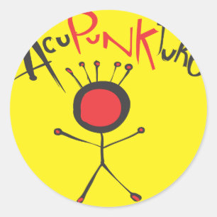 Acupunktiestickers Ronde Sticker