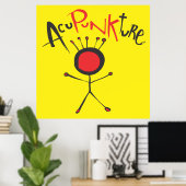 Acupunktuur Poster (Thuiskantoor)