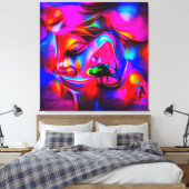 Acusticofobie 2 canvas afdruk (Insitu (Slaapkamer))