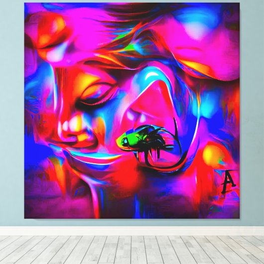 Acusticofobie 2 canvas afdruk (Insitu (Houten vloer))