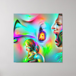 Acusticofobie Canvas Afdruk