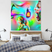 Acusticofobie Canvas Afdruk (Insitu (Slaapkamer))