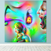 Acusticofobie Canvas Afdruk (Insitu (Houten vloer))