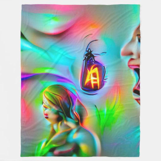 Acusticofobie Fleece Deken (Voorkant)