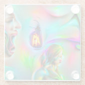 Acusticofobie Glazen Onderzetter (Achterkant)