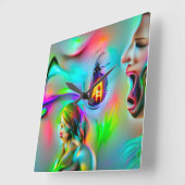 Acusticofobie Vierkante Klok (Hoek)