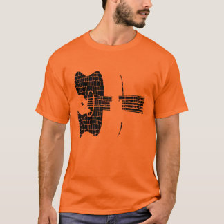 Acustige gitaarhanden t-shirt