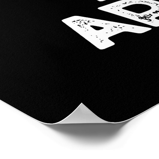 Acute Appendix Funny Body Parts Pun Dark BG Poster (Hoek)