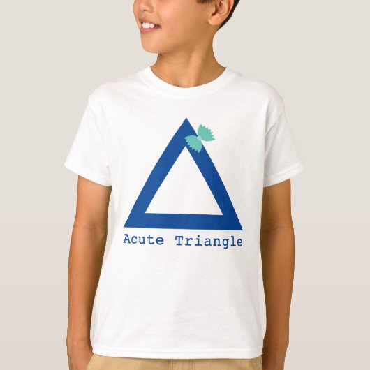 Acute driehoek Kinder T-shirt (Voorkant)