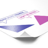 Acute driehoek Obuse hoek Foto Afdruk (Hoek)