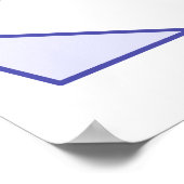 Acute driehoek Obuse hoek Poster (Hoek)