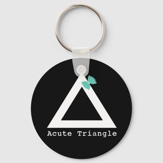 Acute driehoek Sleutelhanger (Voorkant)