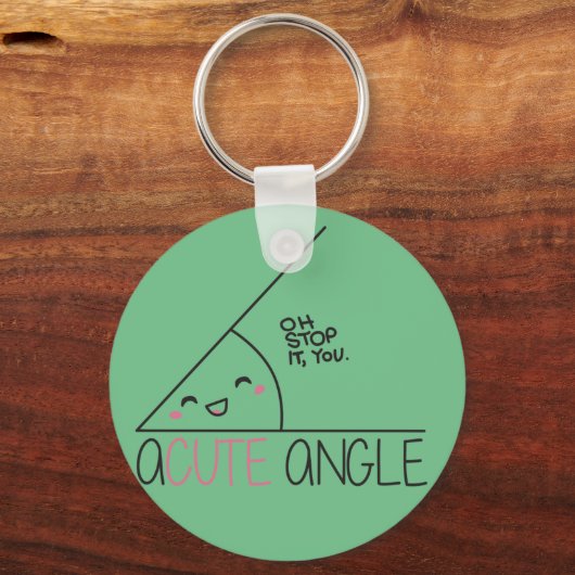 Acute hoek Sleutelhanger (Voorkant)