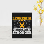 Acute leukemie gift voor leukemiepatiënten kaart (Gele Bloem)