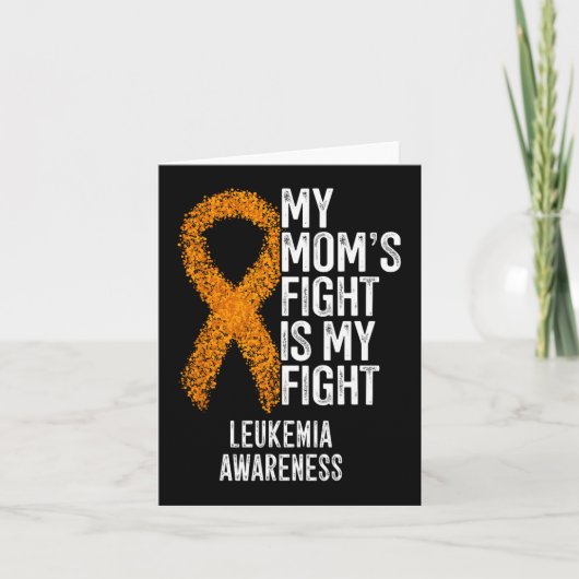 Acute leukemie Mijn moeders strijd is mijn strijd Kaart (Voorkant)