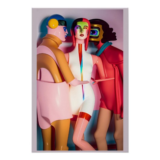 Acute Love Triangle Perfect Poster (Voorkant)