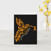 Acute myeloïde leukemie bewustzijn kolibrie orang kaart (Gele Bloem)