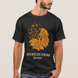 Acute myeloïde leukemie Bewustzijn Oranje lintstro T-shirt