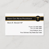 Acute zorgverlener afsprakenkaartje (Voorkant)