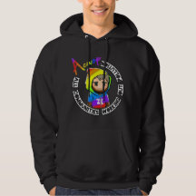 Acwop Mannen Rainbow Hoodie