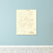 Acworth, Sullivan County Canvas Afdruk (Insitu (Houten vloer))