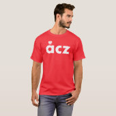 ACZ Poolse achternaam Tshirt (Voorkant volledig)