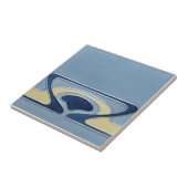AD001 Art Deco Reproduction Ceramic Tile Tegeltje (Zijkant)