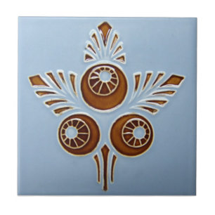 AD002 Art Deco Reproduction Ceramic Tile Tegeltje