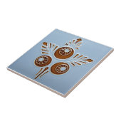 AD002 Art Deco Reproduction Ceramic Tile Tegeltje (Zijkant)