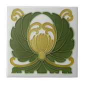 AD003 Art Deco Reproduction Ceramic Tile Tegeltje (Voorkant)