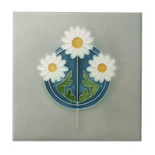 AD007 Art Deco Reproduction Ceramic Tile Tegeltje